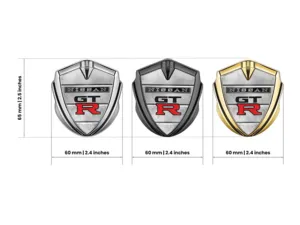 Nissan Metal Emblema Insignia Exclusivo Trazo Deriva Vista